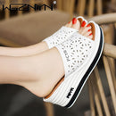 WGZNYN 2021 Womens Casual Breathable Beach Sandals Slippers Summer Slip on Women Flip Flops Home Shoes for Women Zapatos Mujer