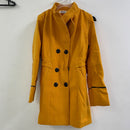 FTLZZ Women Wool Blend Warm Long Coat Size Female Slim Fit Lapel Woolen Overcoat Autumn Winter  Cashmere Outerwear