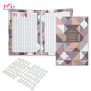 80 120 240 308 Colors PU Paper Nails Tips Card Nail Display Stand Case Model Nail Gel Polish Storage Box Nail Book Display