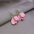 New Sight New Accessories Pierced Geometric Stud Earrings For Women Simple Style Gift Flower Earrings