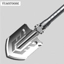 Pala multifunción táctica militar, herramientas para pepitas de exterior, pala plegable de supervivencia para acampar, herramienta para equipo de coche, pala de nieve