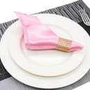 50pcs/lot Napkins 30cm Square Satin Fabric Handkerchief Table Dinner Napkin For Wedding Decoration Party Event Home Supplies