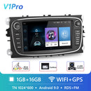 Podofo 4G HIFI Android 10 2 Din Car Radio Multimedia Video Player For Ford Focus S-Max Mondeo 9 Galaxy C-Max Navigation GPS 2din
