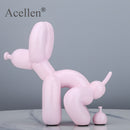 Squat Balloon Dog Statue Resin Sculpture Home Decor Modern Nordic Home Decoration Accessories for Living Room Animal Figures