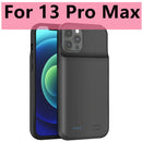 Funda de batería Xilecaly para iPhone 13 Pro 12 11 Pro Max Smart Power Bank cargador de carga para iPhone XS Max XR 7 8 Plus SE 2