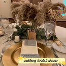 20 Stems Pompous Pampas-Grass Dried Pampass Plants Fluffy Pompas Grasses Small Pompus Short Boho Decor Total Length 21inch/55cm