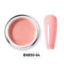 Beautilux Hard Builer Nail Art Gel Pink Clear Milky Camouflage Self Leveling UV Gel French White Gels Nail Polish 50g