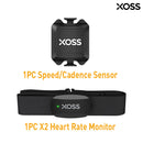 XOSS X1 Geschwindigkeits-Trittfrequenzsensor Fahrradcomputer Tachometer ANT+ Bluetooth Rennrad MTB kompatibel für GARMIN iGPSPORT Bryton