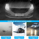 ANMINGPU 1 par secuencial DRL LED tira de señal de giro amarillo brillante Flexible Drl Led luz de circulación diurna para faro de coche