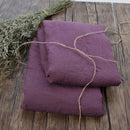 Bettlaken-Set aus 100 % gewaschenem Leinen, natürliches französisches Flachs-Bettlaken, atmungsaktiv, ultraweich, Bauernhaus-Bettwäsche (1 flaches Blatt 2 Kissenbezüge)