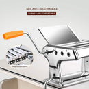 Manual Noodle Machine Small Household Pasta Machine Two Knives Noodle Maker Multi-Kinetic Stainless Steel Kitchen Tools