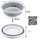 Lavabo de viaje portátil plegable creativo vanzlife, lavabo de viaje, lavabo de plástico, lavabo doméstico, lavabo de remojo, ropa de lavado