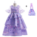 2-12Y Baby girl dress flower dress girl tutu princess dress cosplay costume halloween dress christmas show birthday party dress