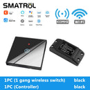 SMATRUL Tuya Smart App WiFi Touch Switch Light Wall Panel RF 433Mhz Remote DIY Relay Breaker Module Home Google Alexa 220V
