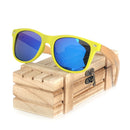 BOBO BIRD Square Vintage Sunglasses for Men Women Wood Sun Glasses 2022 Retro Polarized Eyewear lunette de soleil femme