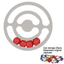 Metal Coffee Pods Holder Aluminum Mirro-Plating Stand Coffee Capsule Storage Rack Nespresso Coffee Capsulas Stand For Nespresso