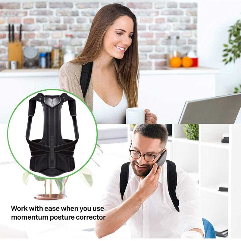 Tcare Posture Corrector Back Posture Brace Clavicle Support Stop Slouching and Hunching Adjustable Back Trainer for Aldult Child