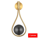 Lámpara de pared Led para sala de estar, dormitorio Simple moderno, lámparas de pared para cabecera, decoración de pared para el hogar, lámpara de noche de cristal para dormitorio, iluminación Led