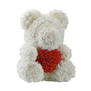 Gifts for Mom Rose Bear 25Cm/40Cm Artificial Flowers Rose Teddy Bear Wedding Anniversary Birthday Gifts for Her Girlfriend Women
