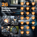 FOXWELL NT650 Elite OBD2 escáner automotriz ABS A/F SAS BRT DPF 26 reinicio profesional OBD Auto herramienta de diagnóstico de coche OBD2 escáner