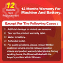 WOSAI 45NM Cordless Electric Wrench 12V 3/8 Ratchet Wrench set Angle Drill Screwdriver to Removal Screw Nut Car Repair Tool