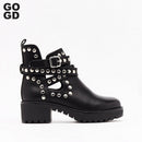 GOGD 2021 Women Ankle Boots Women&