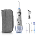 Irrigador Oral AZDENT HF-5/6, hilo Dental portátil de agua, hilo Dental recargable por USB, hilo dental con chorro de agua, depósito de agua con 5 puntas de chorro