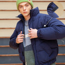 LAPPSTER Herren Harajuku Warm Bubble Coat Winterjacke 2022 Streetwear Solid Black Parkas Man Korean Fashion Puffer Jacken Mäntel