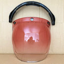 Soman cara abierta casco Visor burbuja Flip Up motocicletas Visor capacete lente casco accesorios BV01