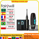 Fairywill Electric Toothbrush P11 E11 2056 T9  Ultra-Sonic Power Whitening Toothbrush with 5 Modes Wireless Charging Smart Timer