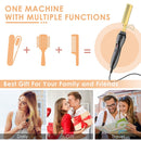 Plancha de peine caliente 2 en 1 para pelucas, cepillo alisador, plancha eléctrica plana, alisador de pelo, cepillo, rizador de pelo, herramientas de estilismo