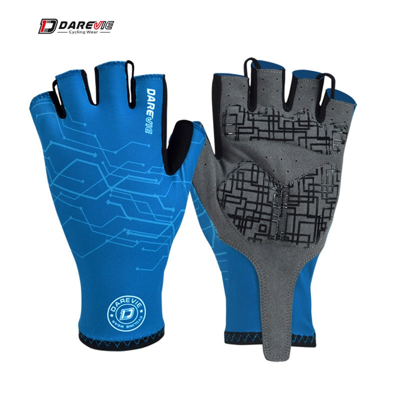 DAREVIE Cycling Gloves Women Half Finger Gel Padded Shockproof Breathable Cycling Glove Pro Road Biking Gloves Fingerless Gloves