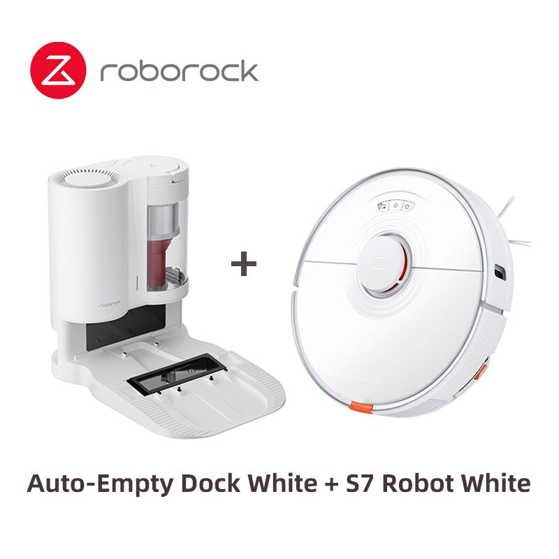 Roborock robot s7, робот пылесос, Trapeador sónico ultrasónico, Fregona de detección de alfombras, Control inteligente de aplicaciones, Versión global