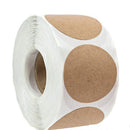 500pcs Round Labels Kraft Paper Thank You Sticker Dragees Candy Bag Flower Gift Box Cake Boxes and Packaging Wedding Stickers