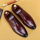Desai 2022 New Men Dress Handmade Shoes Genuine Leather Male Oxford Italian Classic Vintage Lace-up Men&