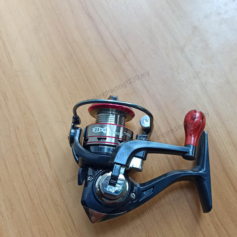 GT500 5.2:1 Mini Spinning Reel Outdoor Ice Fishing Sea Rock Raft Angling Rod Gear Metal Spool Tackle Carp Crucian Bass Reels