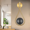 Lámpara de pared Led para sala de estar, dormitorio Simple moderno, lámparas de pared para cabecera, decoración de pared para el hogar, lámpara de noche de cristal para dormitorio, iluminación Led