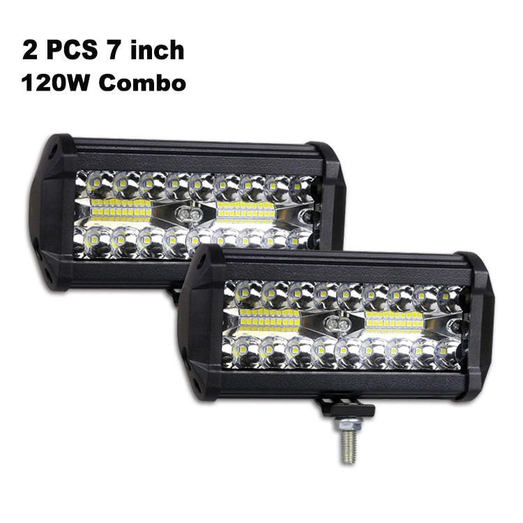 NLpear 12V 24V LED Bar Offroad Spot Flood Combo LED Light Bar/Work Light for Truck Car SUV 4WD 4x4 Boat ATV Barra LED Headlights