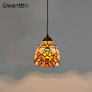 Vintage Tiffany Pendelleuchten Mittelmeer Barock Buntglas Hängelampe Led Küchenleuchten Home Loft Decor