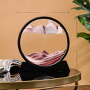 12inch Sandscape Moving Sand Art Picture Moving Hourglass Sand Hour Flowing Sand Painting With Liquid Ornaments Home Decor