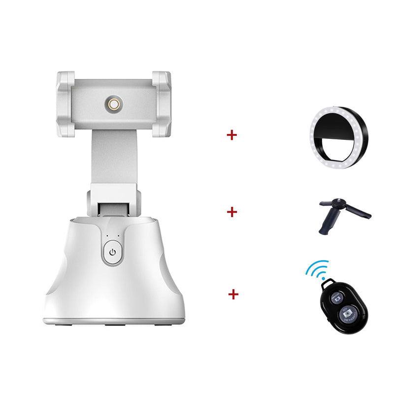 Portable All-in-one Auto Smart Shooting Selfie Stick ,  360 Rotation Auto Face Tracking Object Tracking vlog Camera Phone Holder