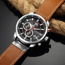 CURREN Brand Watch Men Leather Sports Watches Men&