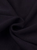 Nice-forever Elegant Vintage Fitted winter dress full Sleeve Patchwork Turn-down Collar Button Business Sheath Pencil Dress b238