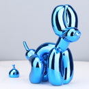 Squat Balloon Dog Statue Resin Sculpture Home Decor Modern Nordic Home Decoration Accessories for Living Room Animal Figures