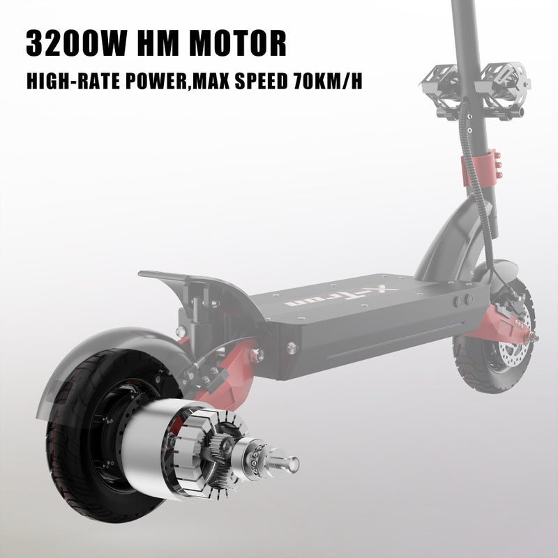 Lager in Europa Dual Drive Scooter Electric X-Tron 60V 3200W e Scooter Folding Tretroller Elektroroller für Erwachsene