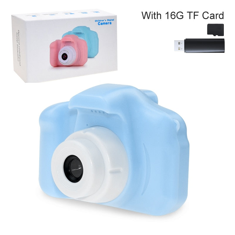 Mini Cartoon Photo Camera Toys 2 Inch HD Screen Childrens Digital Camera Video Recorder Camcorder Toys for Kids Girls Gift