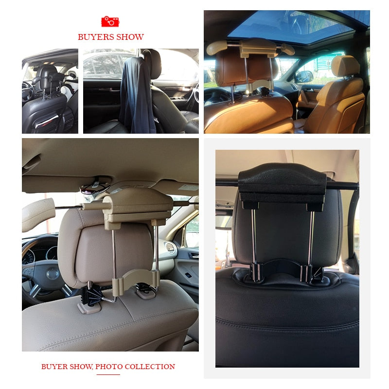 Car Seat Coat Hanger Clothes Suits Holder Organizer Mounts Holder Auto Interior Accessories Supplies Gear Items Stuff Products