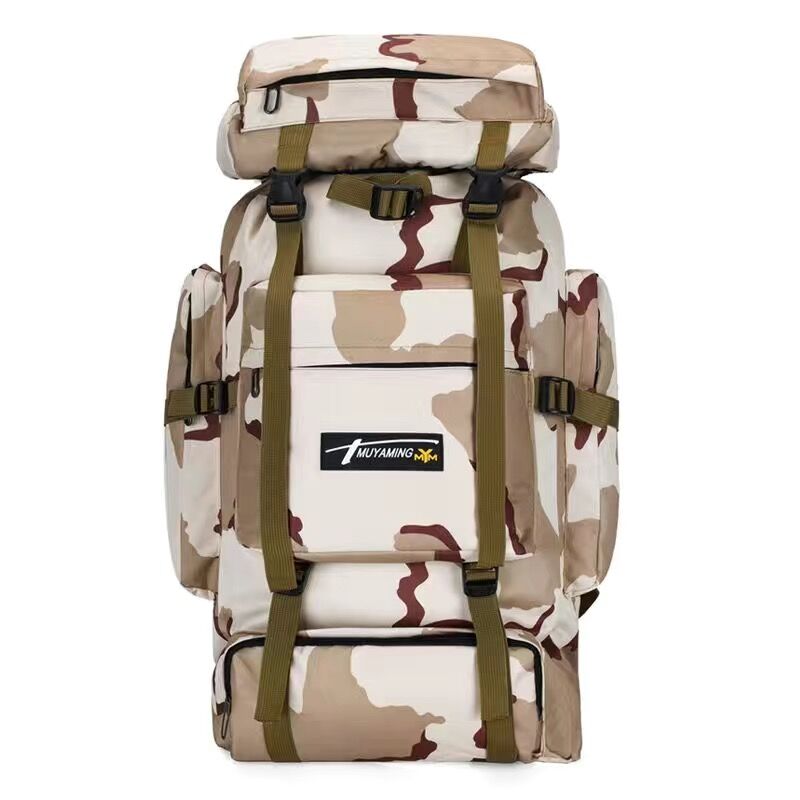 Rucksack mit großer Kapazität, 70 l, Nylon, wasserdicht, militärische Taktiken, Molle-Armeetasche, Herren-Rucksack, Rucksack für Wanderreisen