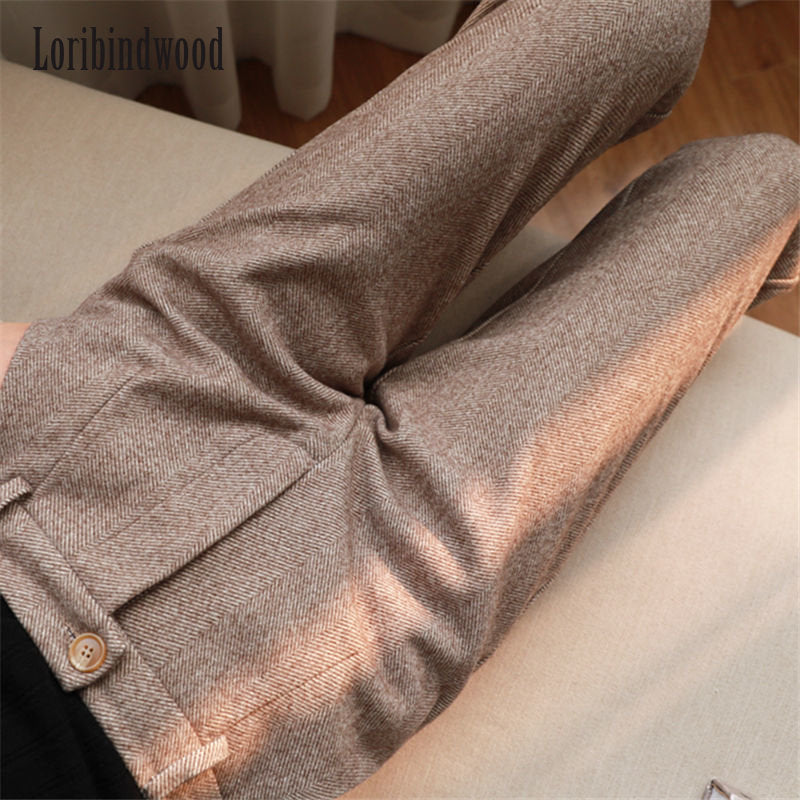 Woolen Pants Women&