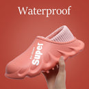 2022 New Winter Slippers Warm Men Shoes Waterproof Women Couples Non-Slip Plush Cotton Indoor Outdoor Kids Home Autumn Children